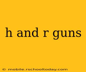 h and r guns