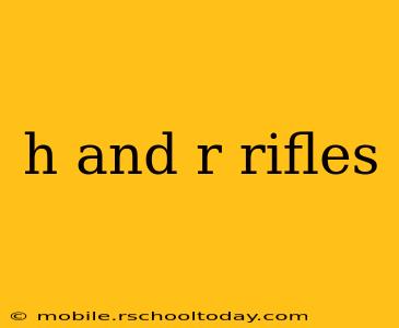 h and r rifles