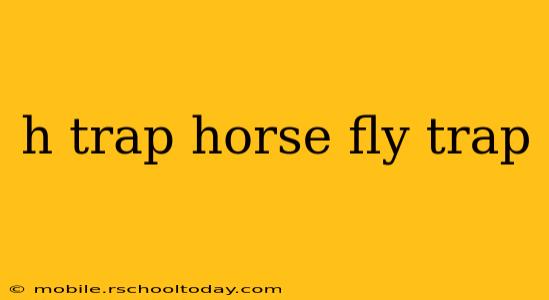 h trap horse fly trap