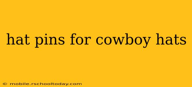 hat pins for cowboy hats