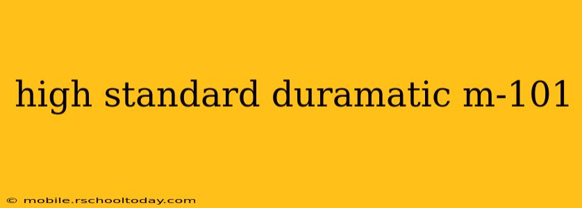high standard duramatic m-101