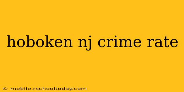 hoboken nj crime rate