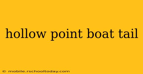 hollow point boat tail