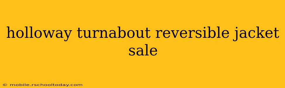 holloway turnabout reversible jacket sale