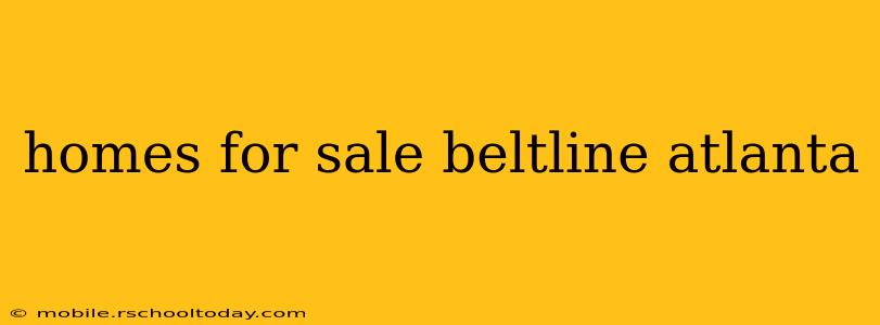 homes for sale beltline atlanta