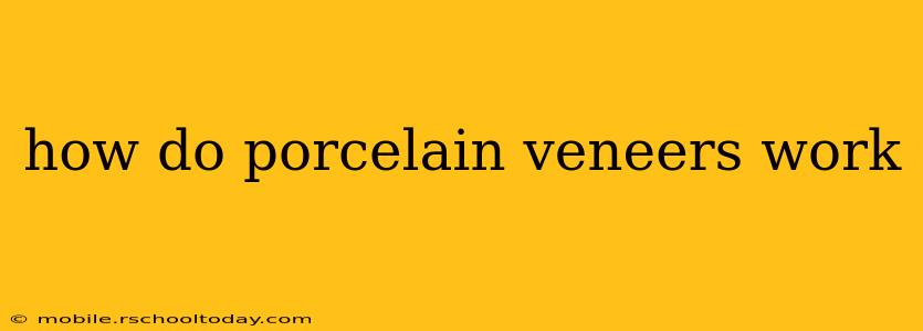 how do porcelain veneers work