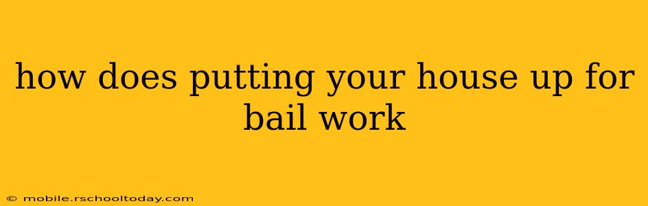 how does putting your house up for bail work