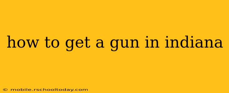 how to get a gun in indiana