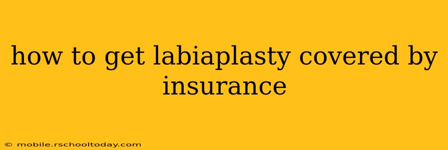 how to get labiaplasty covered by insurance