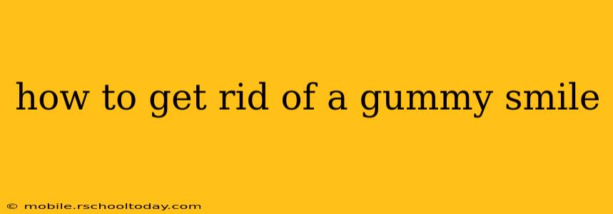 how to get rid of a gummy smile