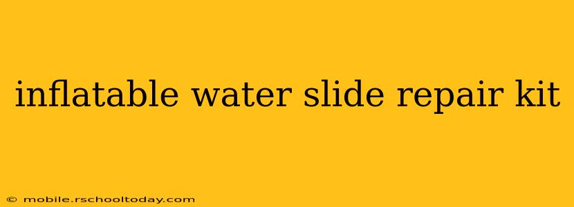 inflatable water slide repair kit