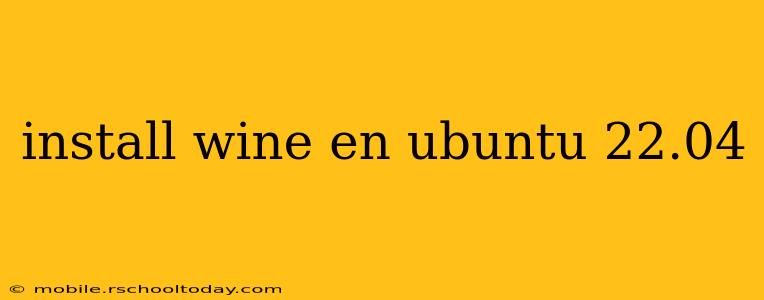 install wine en ubuntu 22.04