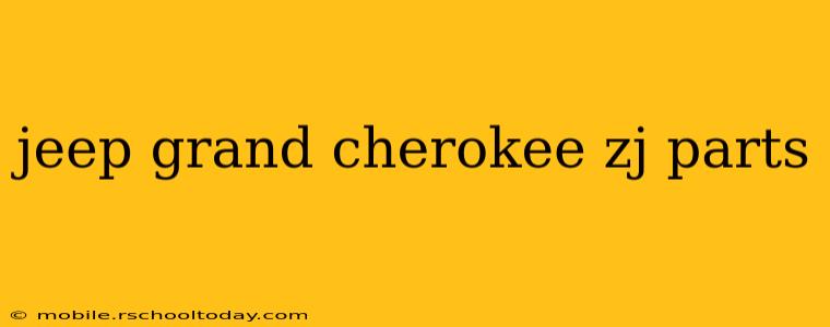 jeep grand cherokee zj parts