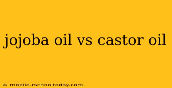 jojoba oil vs castor oil