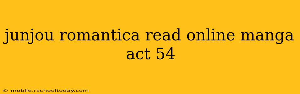 junjou romantica read online manga act 54