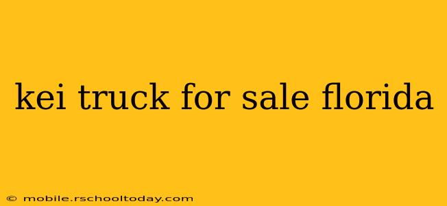 kei truck for sale florida