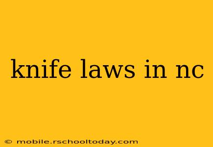 knife laws in nc