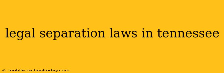legal separation laws in tennessee