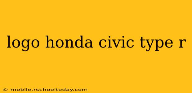 logo honda civic type r
