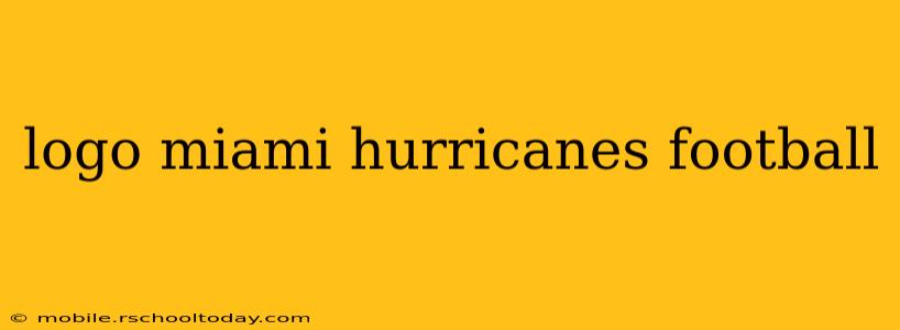 logo miami hurricanes football