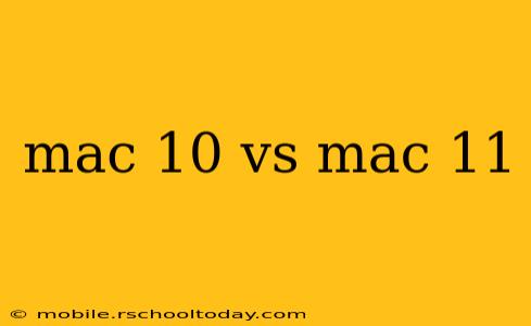 mac 10 vs mac 11