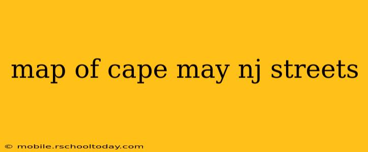 map of cape may nj streets
