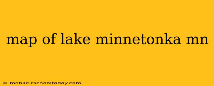 map of lake minnetonka mn