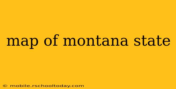 map of montana state