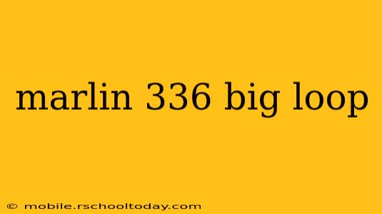 marlin 336 big loop