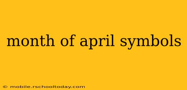 month of april symbols