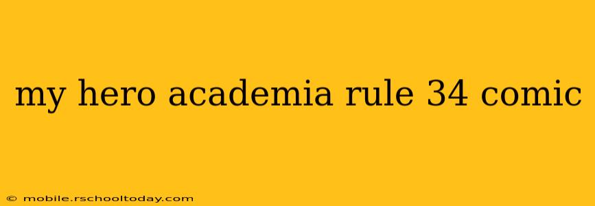 my hero academia rule 34 comic