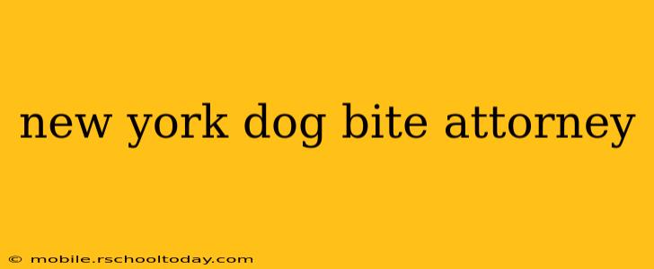 new york dog bite attorney