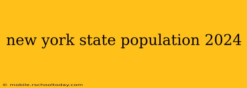 new york state population 2024