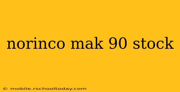 norinco mak 90 stock