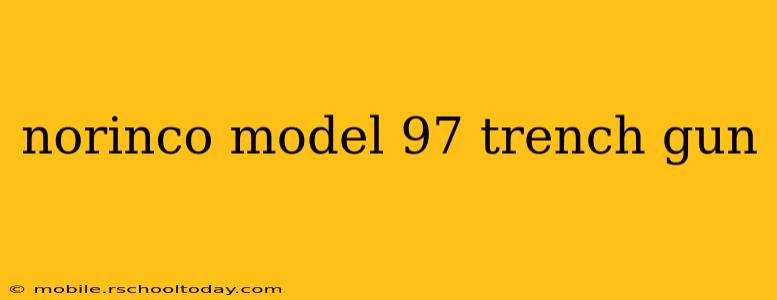 norinco model 97 trench gun