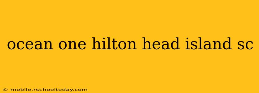ocean one hilton head island sc