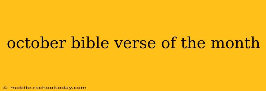 october bible verse of the month