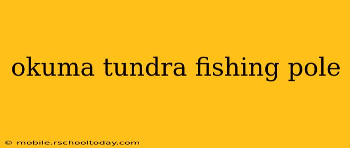 okuma tundra fishing pole