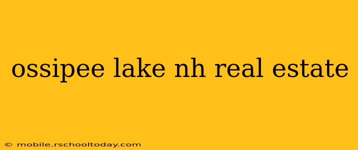 ossipee lake nh real estate