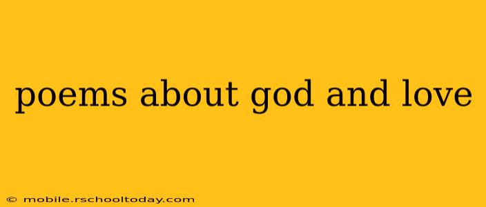 poems about god and love