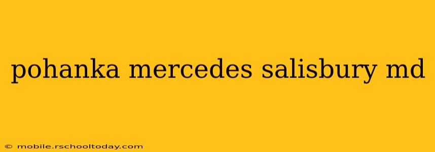 pohanka mercedes salisbury md