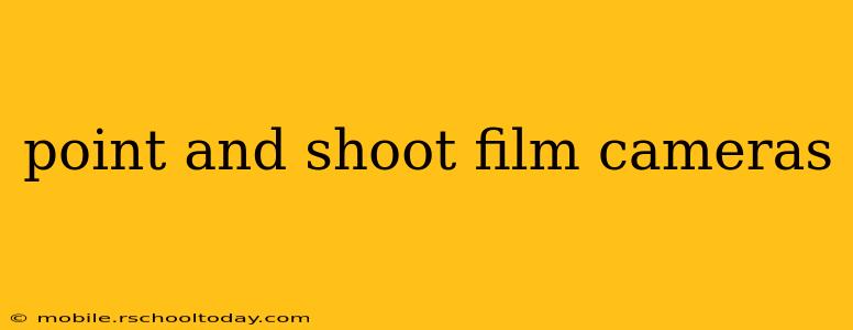 point and shoot film cameras