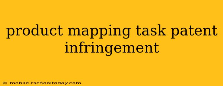 product mapping task patent infringement