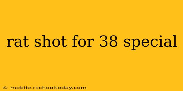 rat shot for 38 special