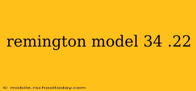 remington model 34 .22