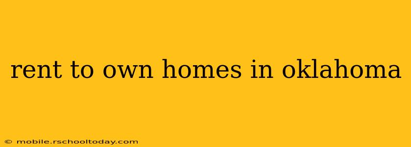 rent to own homes in oklahoma