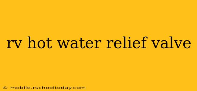 rv hot water relief valve