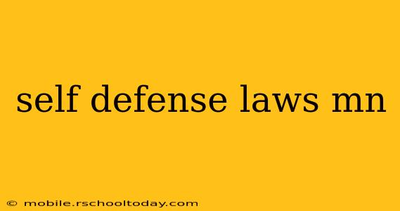 self defense laws mn