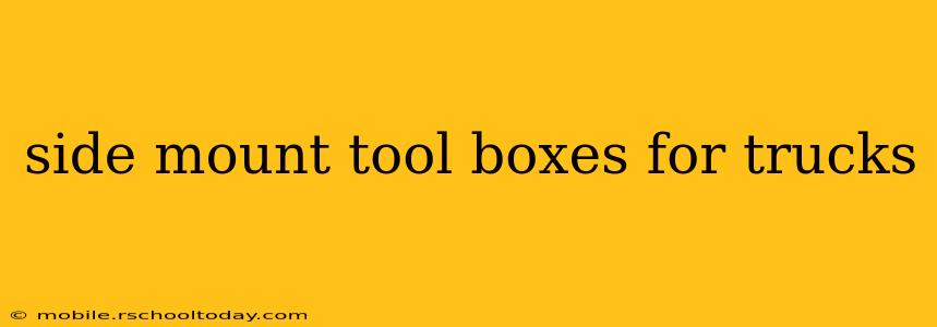 side mount tool boxes for trucks