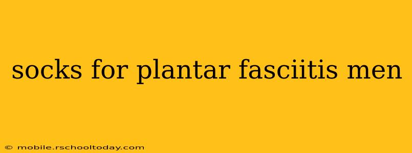 socks for plantar fasciitis men